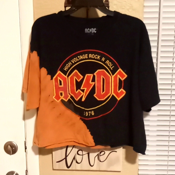 AC/DC | Tops | Acdc Crop Top | Poshmark